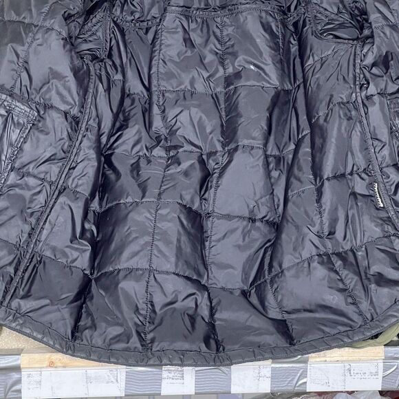 LL Bean Men's Thinsulate Winter Jacket Hooded Olive Green Outdoor Large 2010s - Picture 10 of 16